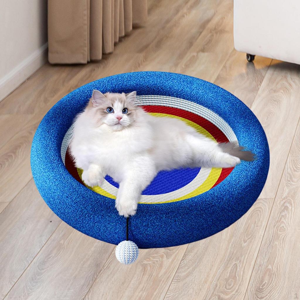 Cat Scratcher Bed Nonslip Prevents Furniture Damage Grinding Claw Toy Durability Practical Supplies