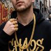 Fade Resistant Saddle Chain Necklace Zinc Zinc Alloy Electroplated Men Gold-plated Necklace  Party