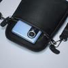Unisex Large Capacity Leather Crossbody Phone Bag