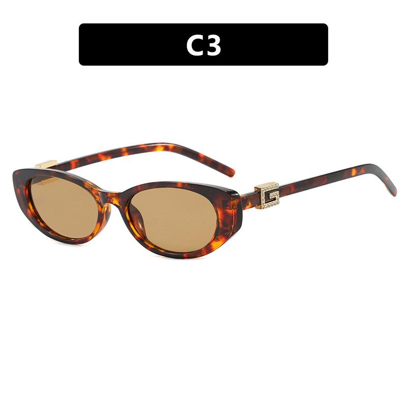 2025 New in Sunglasses for Women Cat eye Brand Sun Glasses Vintage Oval Eyewear Brand Designer Oculos UV400