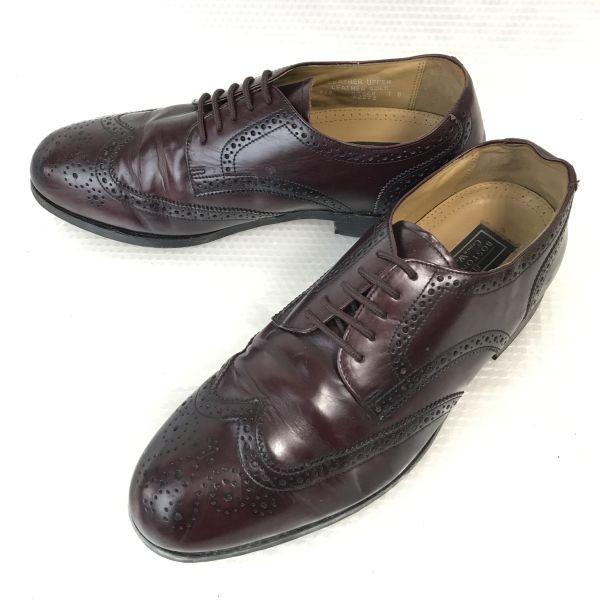

Vintage/BOSTONIAN/Goodyear Welt Leather Wingtip Shoes/9/26.5/Brown/Business(USED)