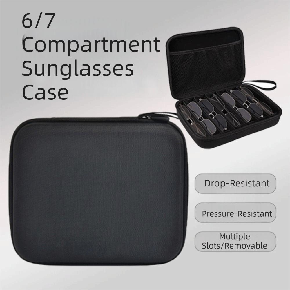 Dustproof Glasses Storage Box Waterproof Portable Eyeglass Pouch Glasses Organizer Female Male