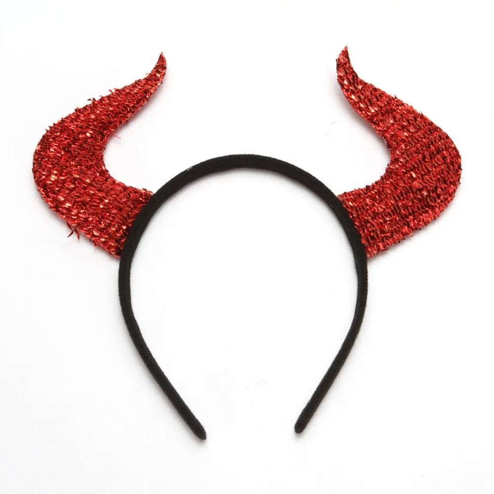Halloween Decoration Headband Buckle Devil Horn Role Play Photo  Halloween Decoration