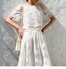 Women's Summer Embroidered Xiang Style Skirt Suit - French Socialite Collection