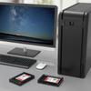 2.5" To 3.5" Drive Bay Adapter SSD Converter Frame Support Sata3.0 6Gbps Fast For 7/9.5/12.5mm 2.5in Solid Drive