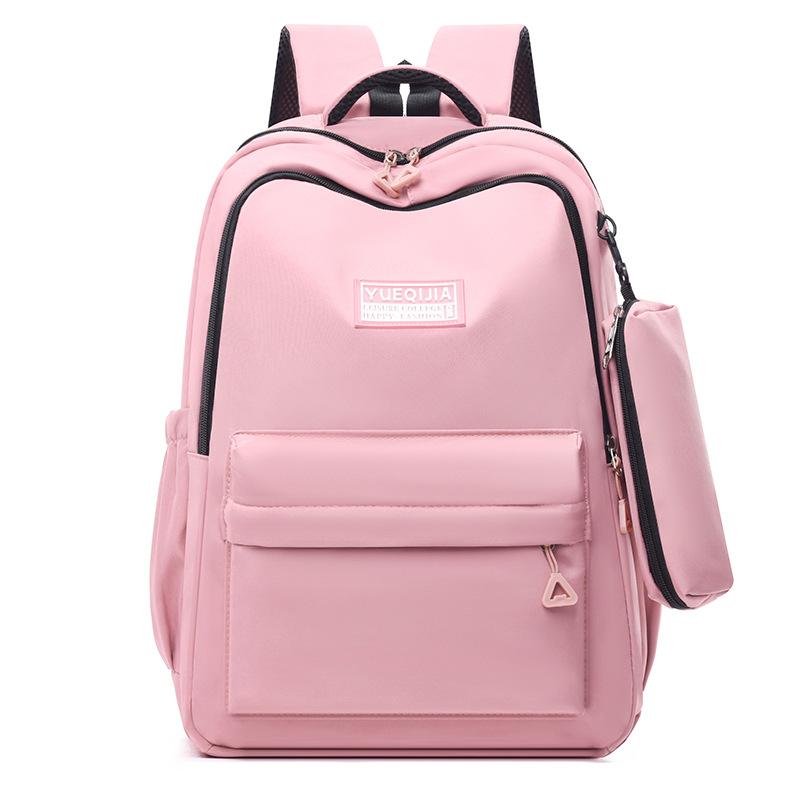 Schoolbag New 101 Summer Middle Ridge School Bag for Junior High School Students Large Capacity Waterproof and Wear-resistant Lightweight Macaron