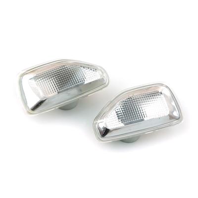 BSP742+BSP743 2 Pieces White Side Indicator Repeater Lamp 261601801R- 261651140R Right and Left Sides for Dacia Sandero Logan