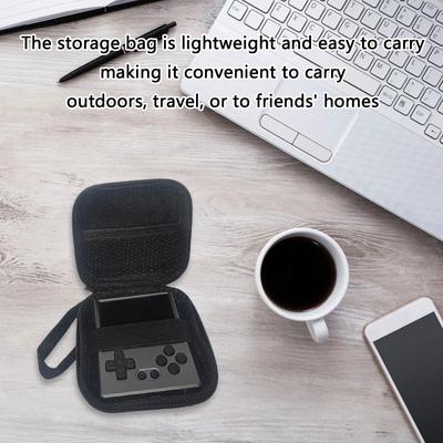 Handheld-Konsole EVA-Tasche Kratzfeste Aufbewahrungsbox für GKD Pixel 2 Schutzhülle mit Netztasche Reise-Tragetasche
