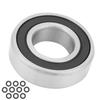 10pcs 6004 2RS1 Rubber Sealed  Deep groove Ball Bearings 20x42x12 mm