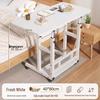 Height-Adjustable Mobile Bedside Desk