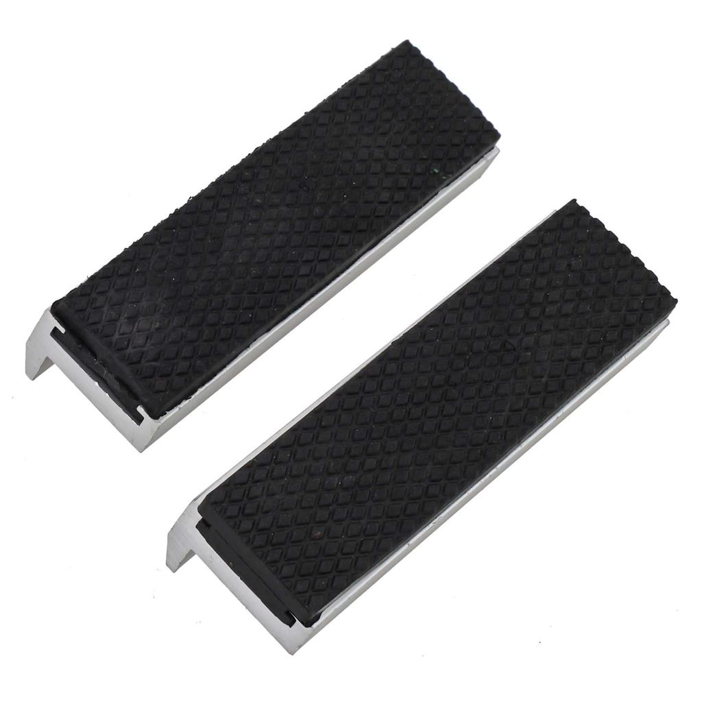 Jaw Protective Cover 2 Pcs Aluminum Alloy+rubber For Drill Press Vices For Holding Wood/metal Magnetic Vise Jaws