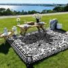 Printed Pattern Mandala Quick-Drying Water-Resistant And Moisture-Proof Beach Mat For Outdoor Picnics And Camping Blanket Carpet