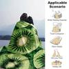 1pc. Kiwi Fruit Pattern Blanket - Home Decor, Office Blanket, Outdoor Blanket, Gift