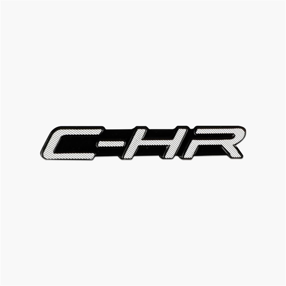 

4/10pcs car audio decorate 3D Aluminum Badge Emblem Sticker Car Styling For Toyota CHR C-HR 2017 2018 Accessories 4pcs