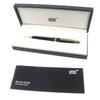 MONTBLANC Ballpoint pen Meisterstückle Grand White Star Twist Type Black gold  Used