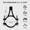 Bicycle Mobile Phone Mount Aluminium Motorcycle Scooter Handlebar Phone Holder for 3.0 - 6.8 Inches Smartphone Mount Bracket