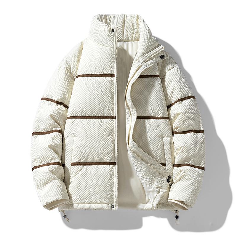 

Зима 2025, новая корейская версия, свободная, повседневная, универсальная, теплая и холодостойкая куртка-пуховик со стойкой, модная M