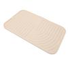 Silicone Dish Drying Mat with Slope Drain Design Non Slip Sink Dish Drying Rack Mat for Kitchen Counter