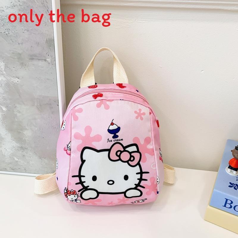 Disney Mickey Minnie Hello Kitty Kuromi My Melody Pattern Children Backpack For Kindergarten Kids