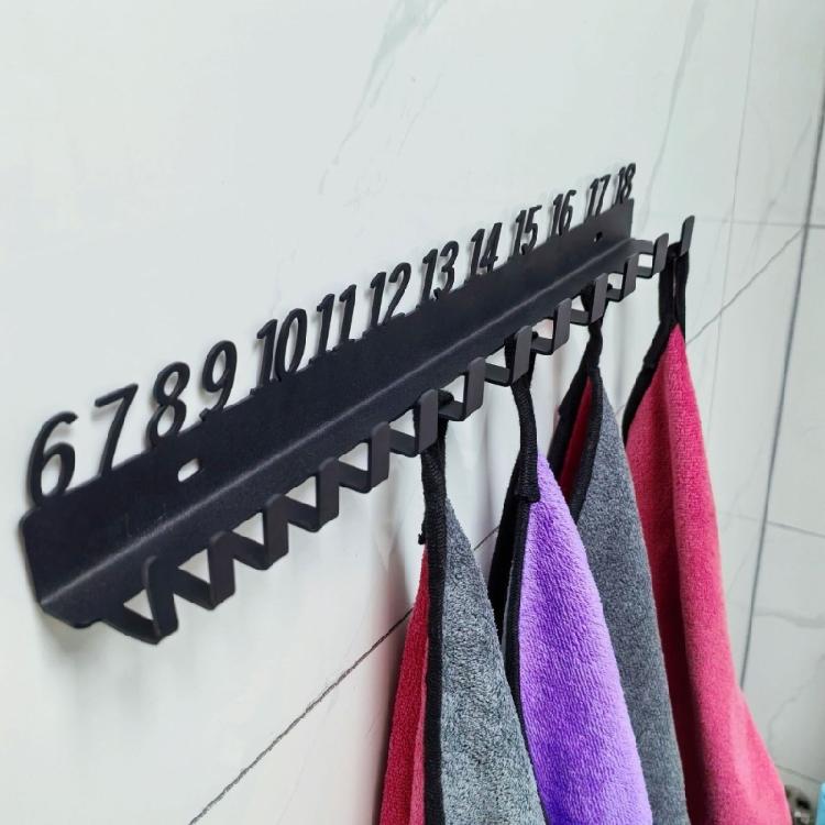 Garage Mounted Wrench Management Storage Rack Numbered Slots 6-18,19-32,6-32 Durability Metal Tool Organizers Holder