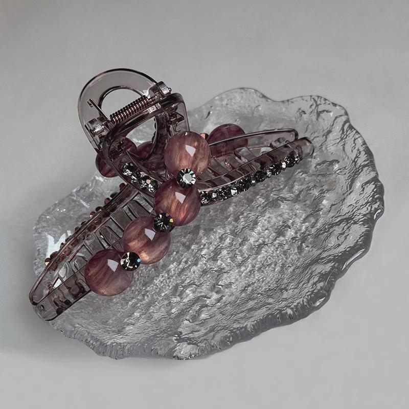 2025 Trendige mittlere Strass-Klammer für Frauen - Leichter Luxus-Stil, Ideal für feines Haar