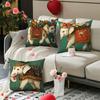 Exquisite Elephant Pattern Digital Printing Pillow Cover Short Plush Suitable Living Rooms Bedrooms Sofas Throw Cushion Cover