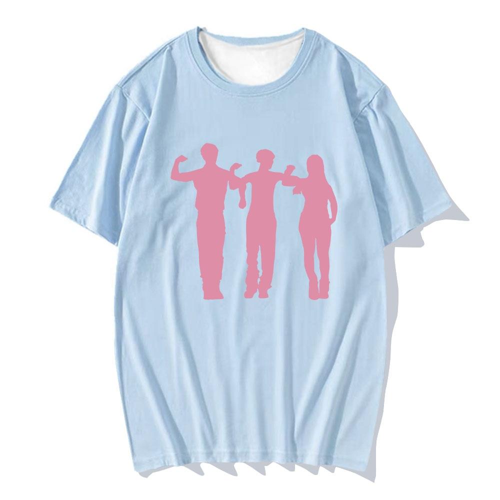 

RUSH Troye Sivan T-shirt Charli Xcx Sports Pattern T-shirt Short Sleeved Round Neck T-shirt Casual Women s T-shirt Printed 4XL