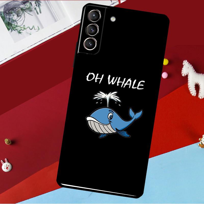 Whale Fish Wave Sea Funda For Samsung Galaxy S26 S25 S24 S22 S23 Ultra Plus S20 S21 FE S9 S10 S25 FE Phone Case