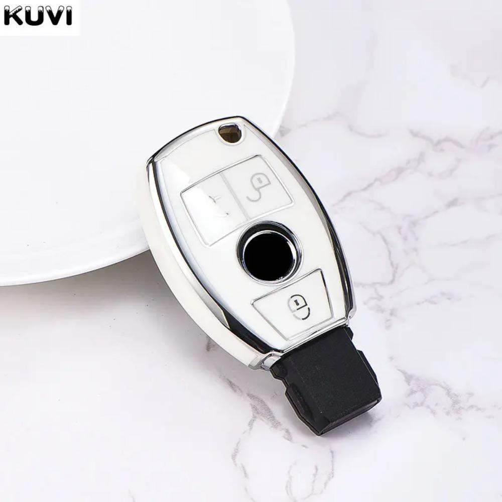 TPU Car Key Case Cover Shell Fob for Mercedes Benz A C E S Class W204 W205 W212 W213 W176 GLC CLA AMG W177 Auto Accessories