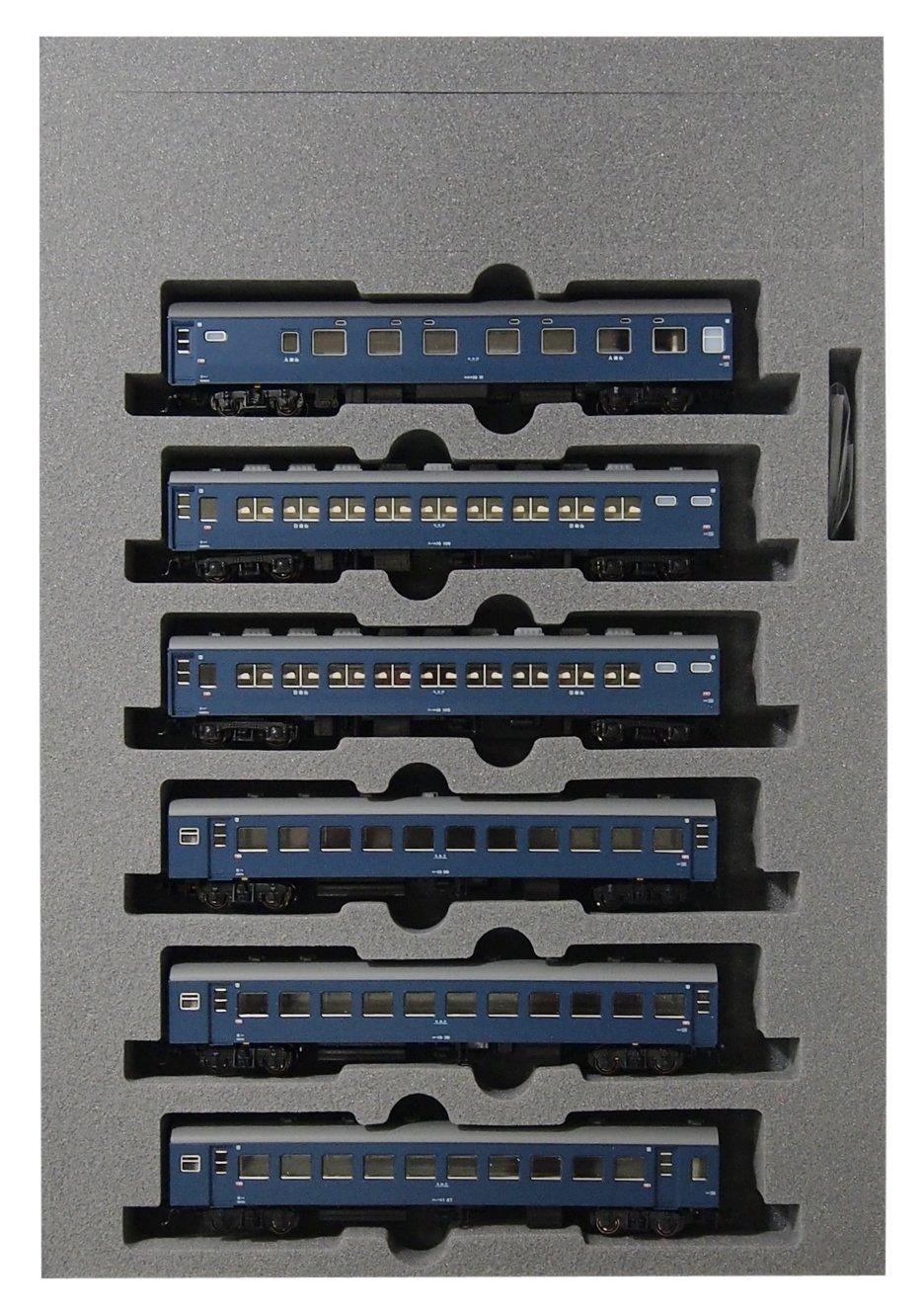 

KATO N Gauge 10 серія Спальний експрес Нічінан 3 вагони Модель поїзда Пасажирський вагон №. доповнення (6 автомобілів) 10-1199