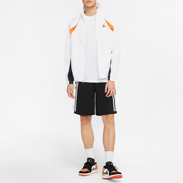 Jordan Chaqueta Casual de Cuello Alto Legacy AJ11 para Hombre Ropa Exterior Blanco CW0864-100