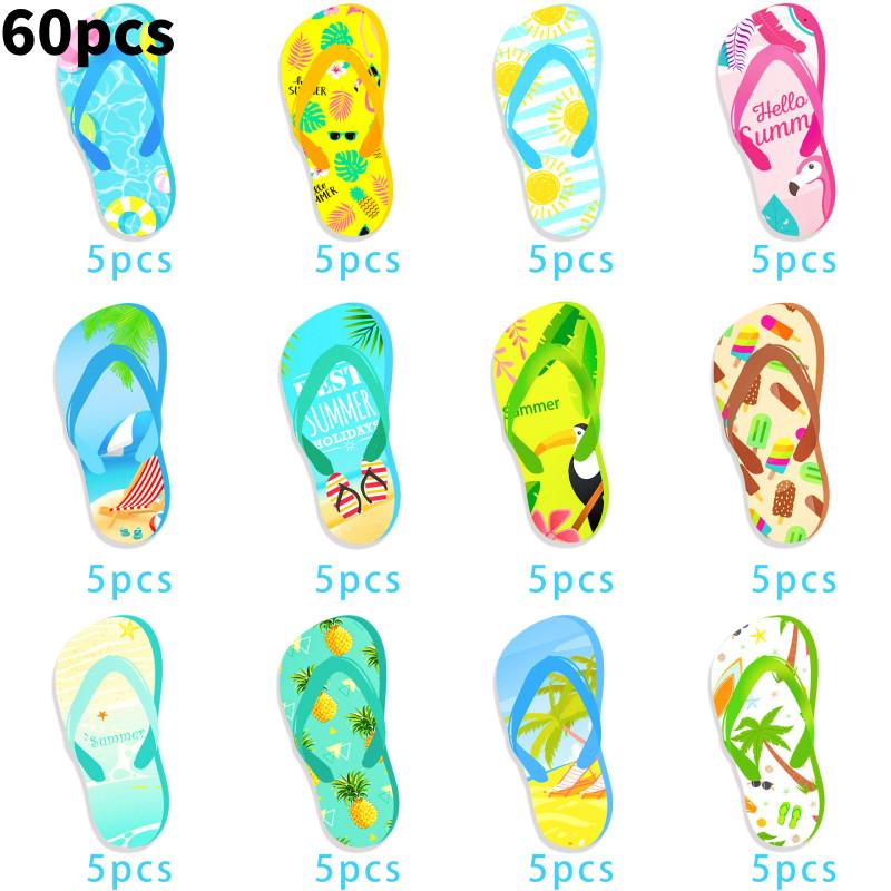 Kids Footprint Summer Decals For Celebration Party Supplies Prop Decoration