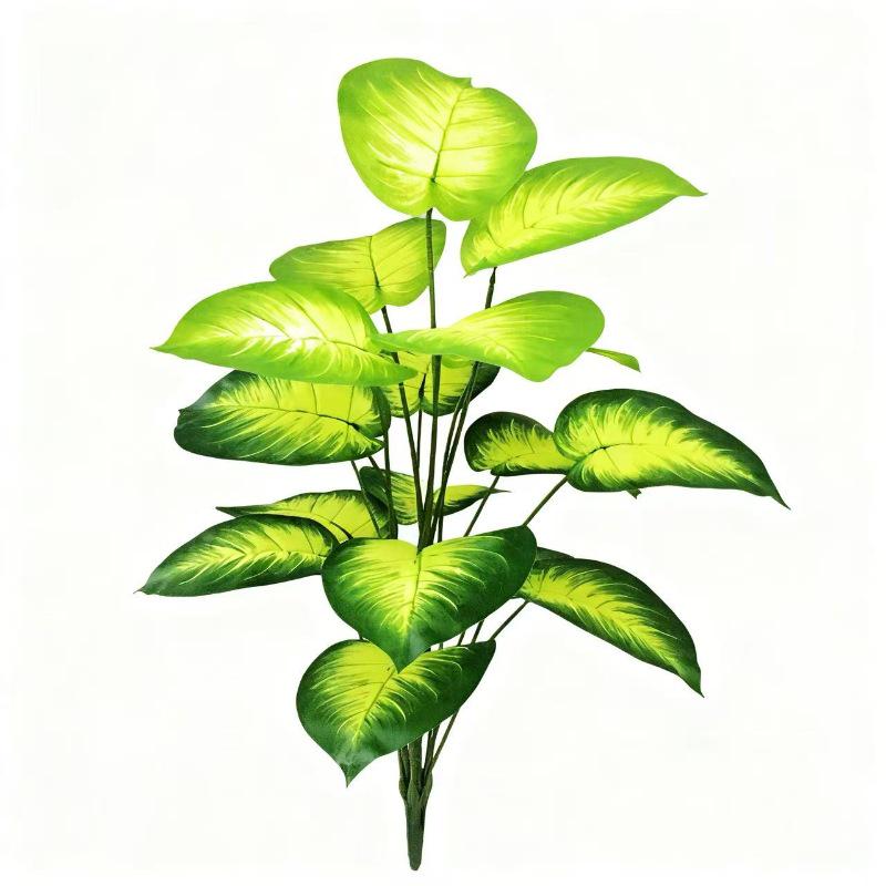 

Искусственная гирлянда из плюща с 10 листьями для декора дома, отеля или клуба 24-head Yellow Monstera Leaf - 80cm