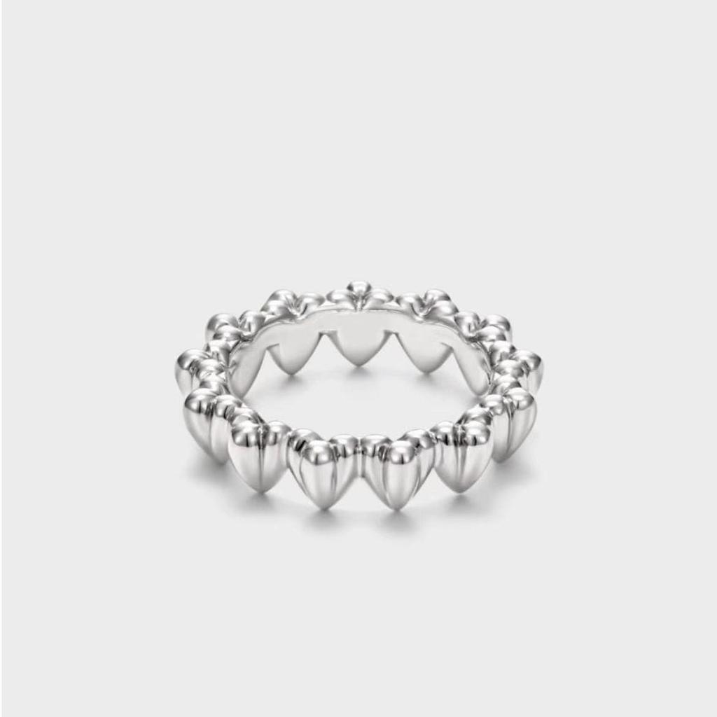 Women's High-End Light Luxury Sterling Silver Ring - Non-Fading, Versatile Index Finger Accessory