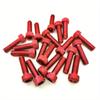 10 Stück Bunt Universal 6MM Racing Motocross Teil Kit Verkleidung Dirt Pit Bike Moto Befestigung Muttern Schrauben Zubehör Motorradschraube