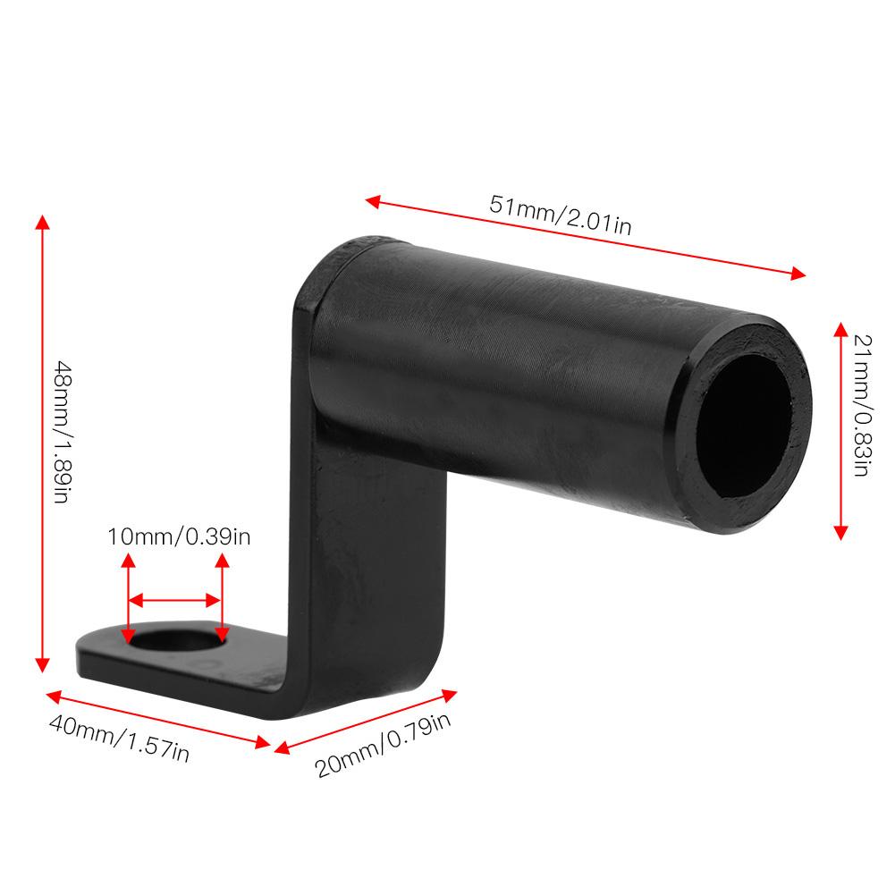 Aluminum Alloy Bicycle Conversion Bracket Handlebar Mount Bracket Black