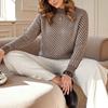 Women's Turtleneck Sweater, Striped for Fall and Winter