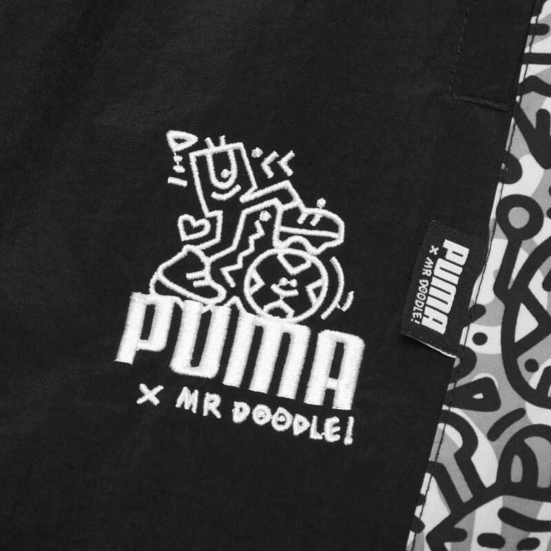 PUMA x Mr Doodle Knitted Sweatpants Men's Black 598684-01
