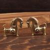 Bronze Horse Desktop Decoration Living Room Tea Table Sculpture Metal Craft Home Decorations Chinese Zodiac Horse Statue