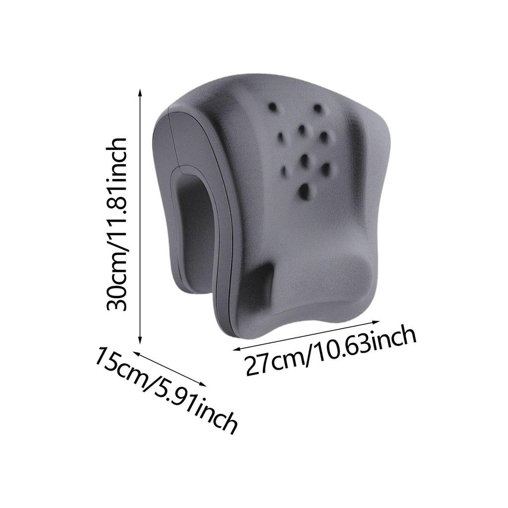Bürostuhl Nackenkissen Weicher Samt Ergonomisches Kopfstützkissen für Schreibtisch Gaming Auto Reisen Nickerchen Komfort