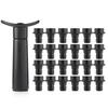 New Style Bull Horn Plastic 1 Cylinder, 24 Stoppers