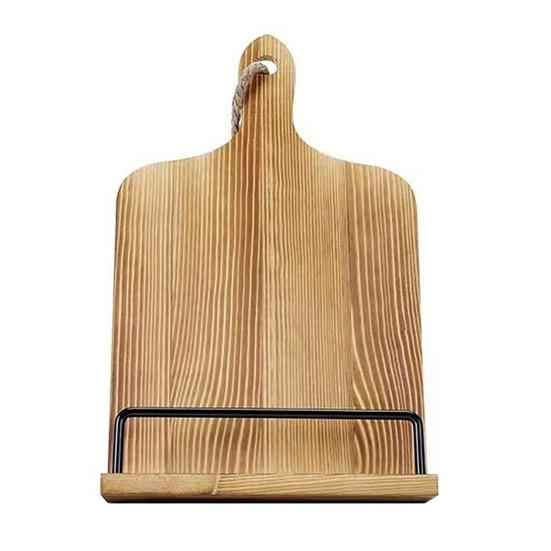 

Подставка для кулинарной книги, деревянный держатель для кулинарной книги, регулируемая высота, нескользящий дизайн, настольный держатель для кулинарной книги