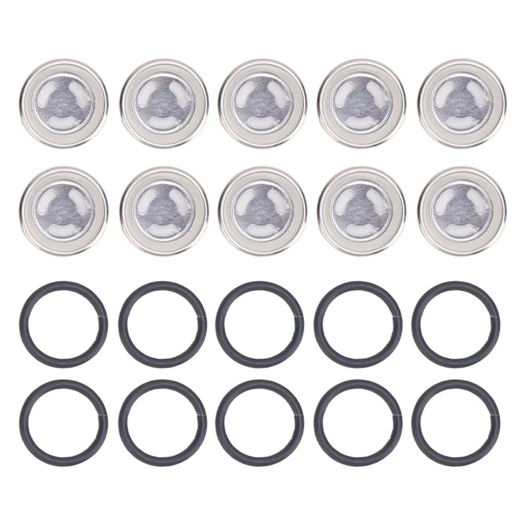 10pcs 12mm/18mm Motorcycle  Brake Master Cylinder Sight Glass Len Gasket with O  Motorcycle Brake Master Cylinder Window