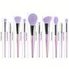 10 Pcs/set Fashion Makeup Brushes Sets Eye Shadow Powder Foundation Highlighter Eyebrow Brush Professional Tool