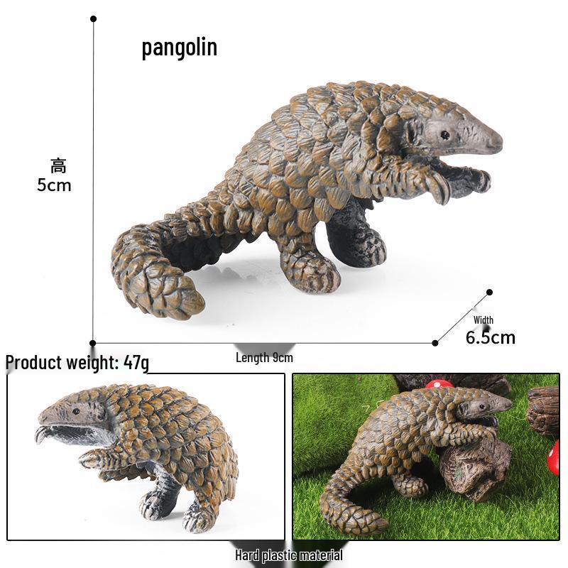 Pangolin Wild Animal Simulation Model - Children s Cognitive Desktop Ornament and Gift