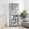 Maison Exclusive - Highboard Beton Grau 69,5x34x180 cm Holzwerkstoff