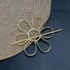 Hohle Haarnadel Metall Haaraccessoires Elegante Haardekoration Alle Anlässe