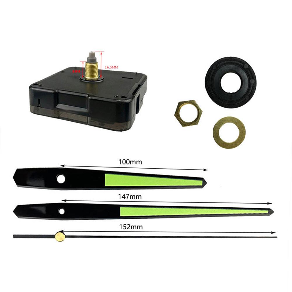

Repair Accessories Clock Movement Replacement Part 56*56*16mm Battery Operated DIY Fluorescent Home Decorative