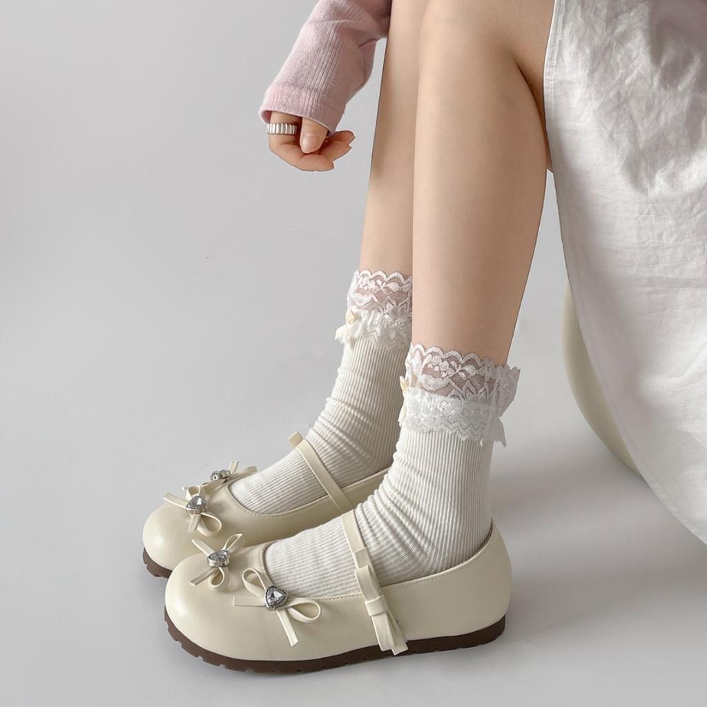 Silver French versatile round head inner height increase light mouth flat sole shoes women's summer 2025 new skirt Mary Jane shoes