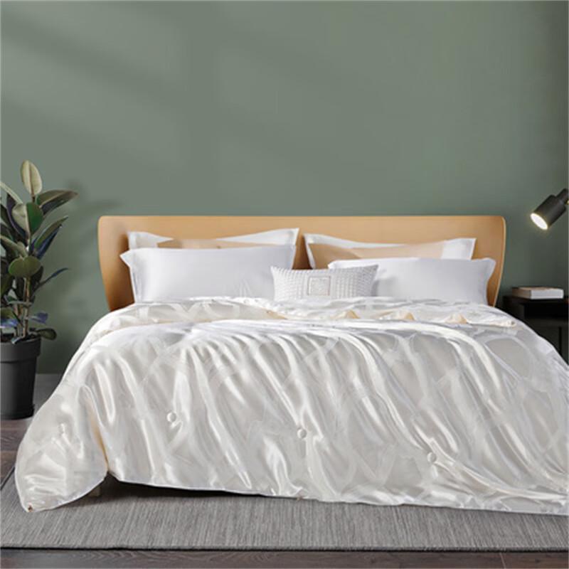 Mercury Home Textiles 100% Silk Jacquard Quilt